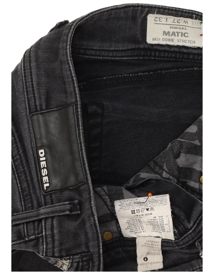 DIESEL Vaqueros Matic Slim W27 L32 Algodón Negro Mujer