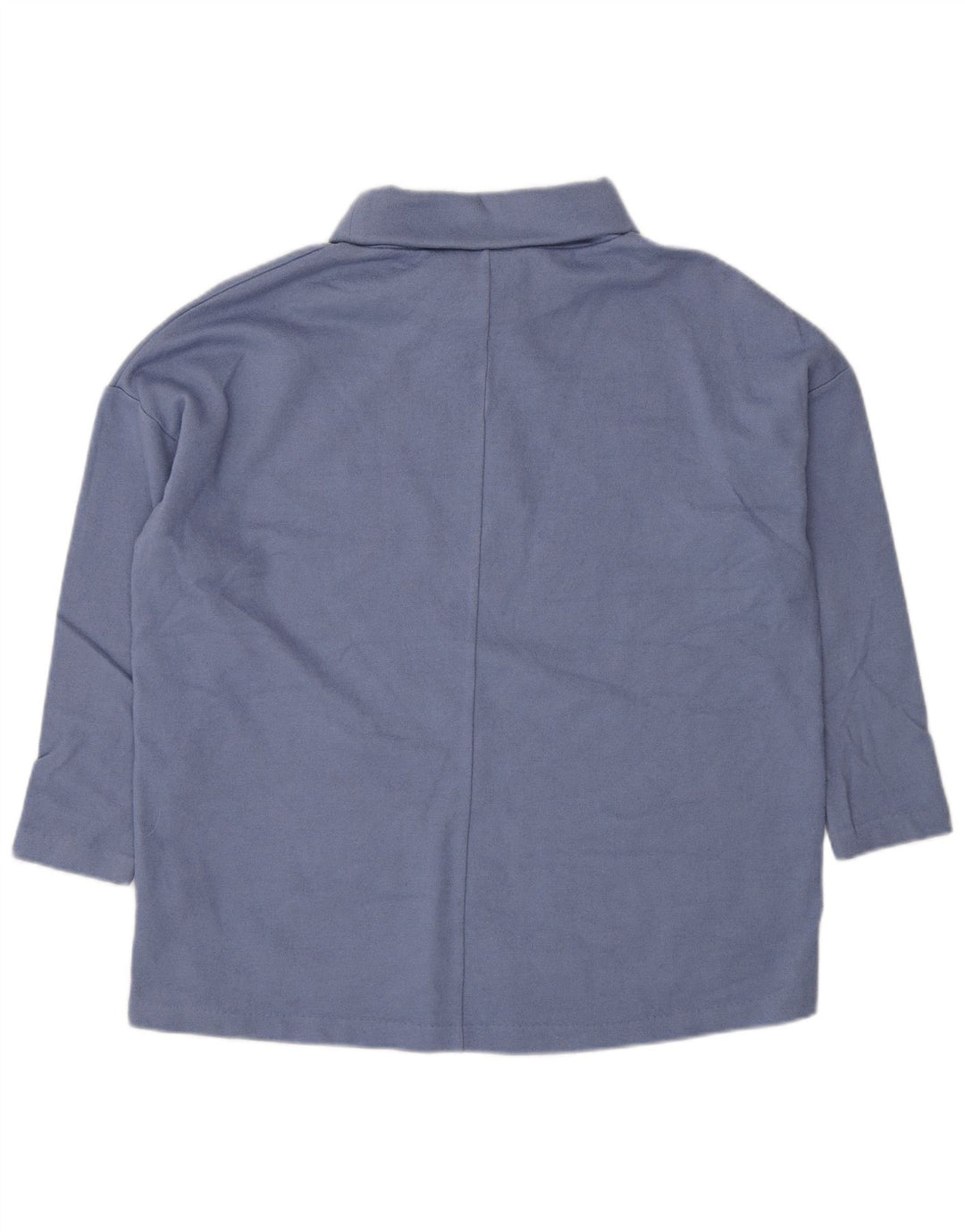 Cos - Jersey extragrande con cuello vuelto para mujer, talla 10, lana azul pequeña