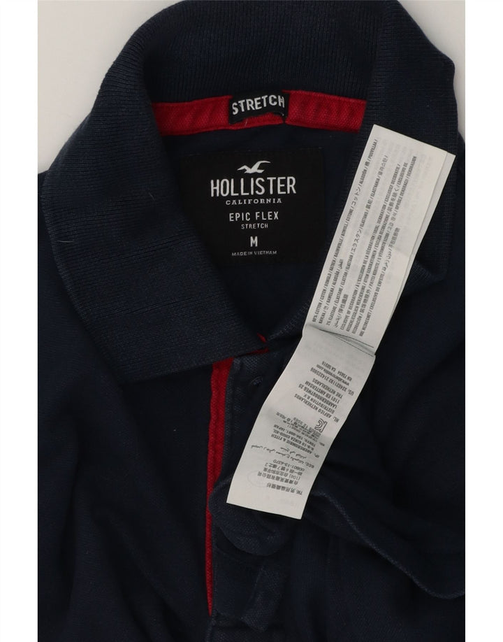 Polo Hollister Hombre Algodón Azul Marino Mediano