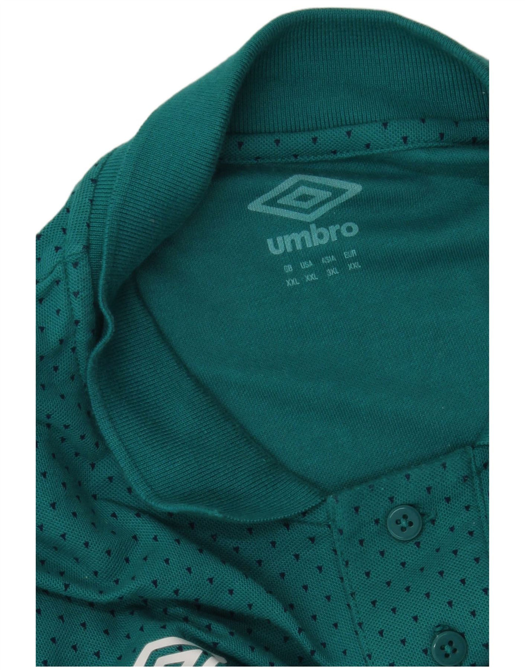 Polo Umbro Hombre 2XL Turquesa
