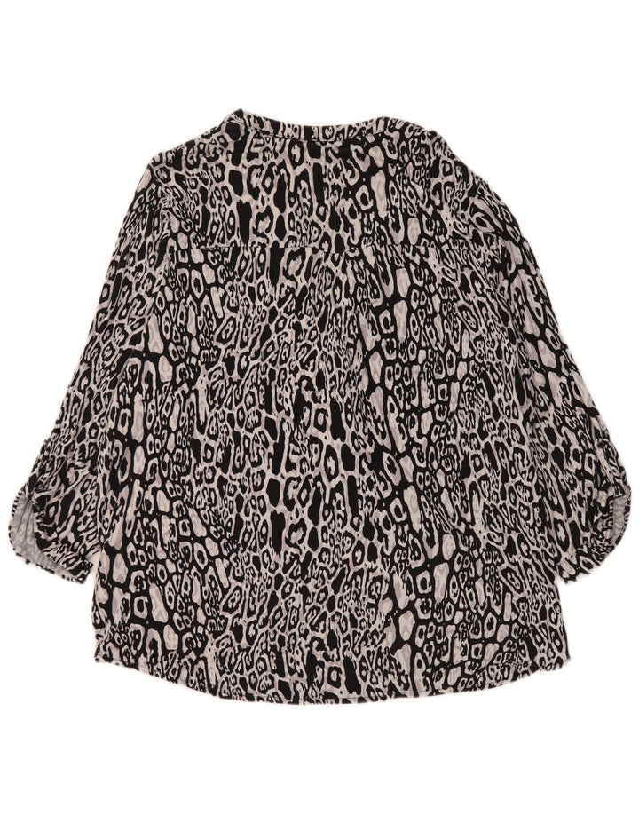 Marks & Spencer Blusa para Mujer Top UK 20 2XL Estampado Animal Multicolor