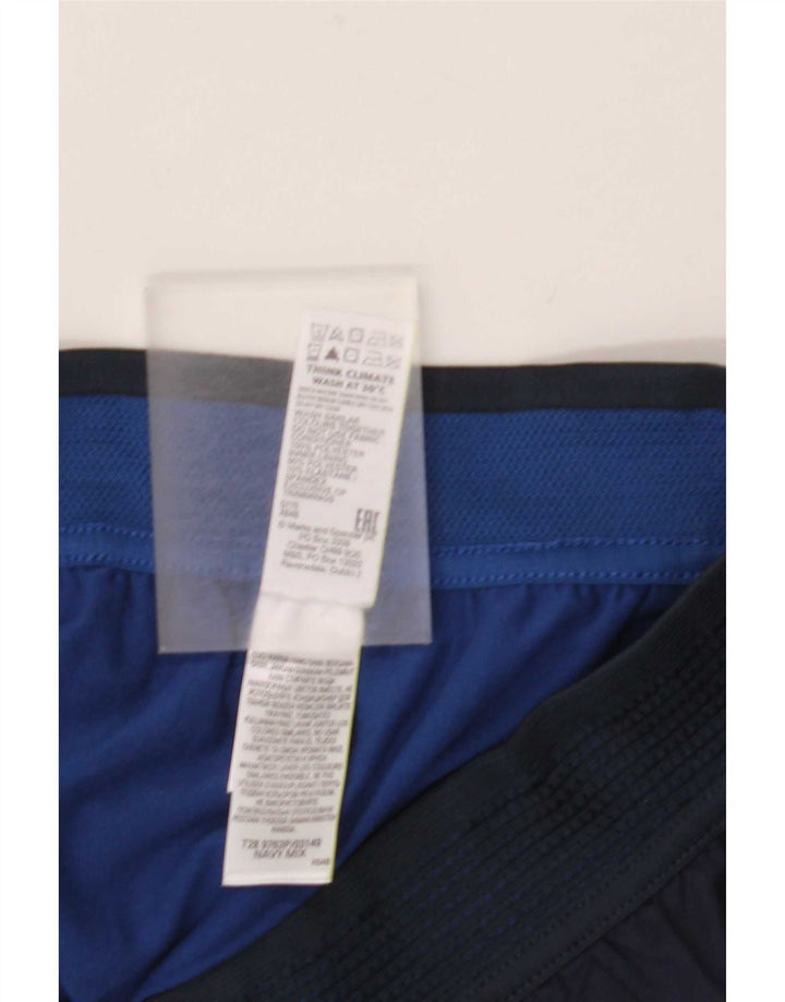 Marks & Spencer Pantalones cortos deportivos para hombre Poliéster azul marino grande