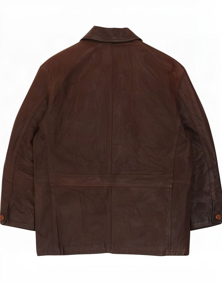 Conbipel Chaqueta de cuero para hombre UK 40 Large Brown
