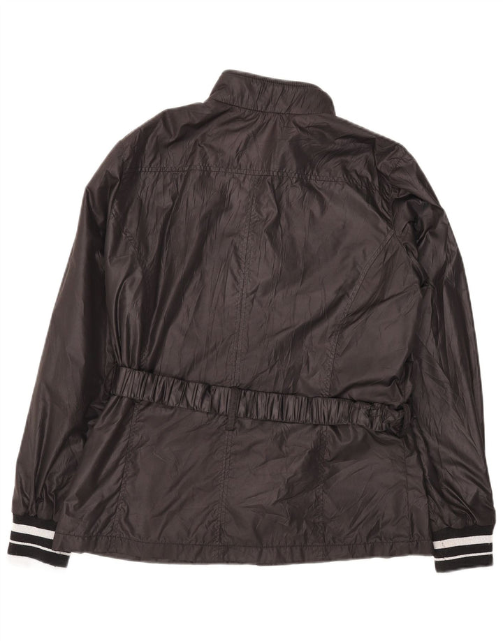 Marella Chaqueta utilitaria para mujer UK 44 Mediana Nylon negro