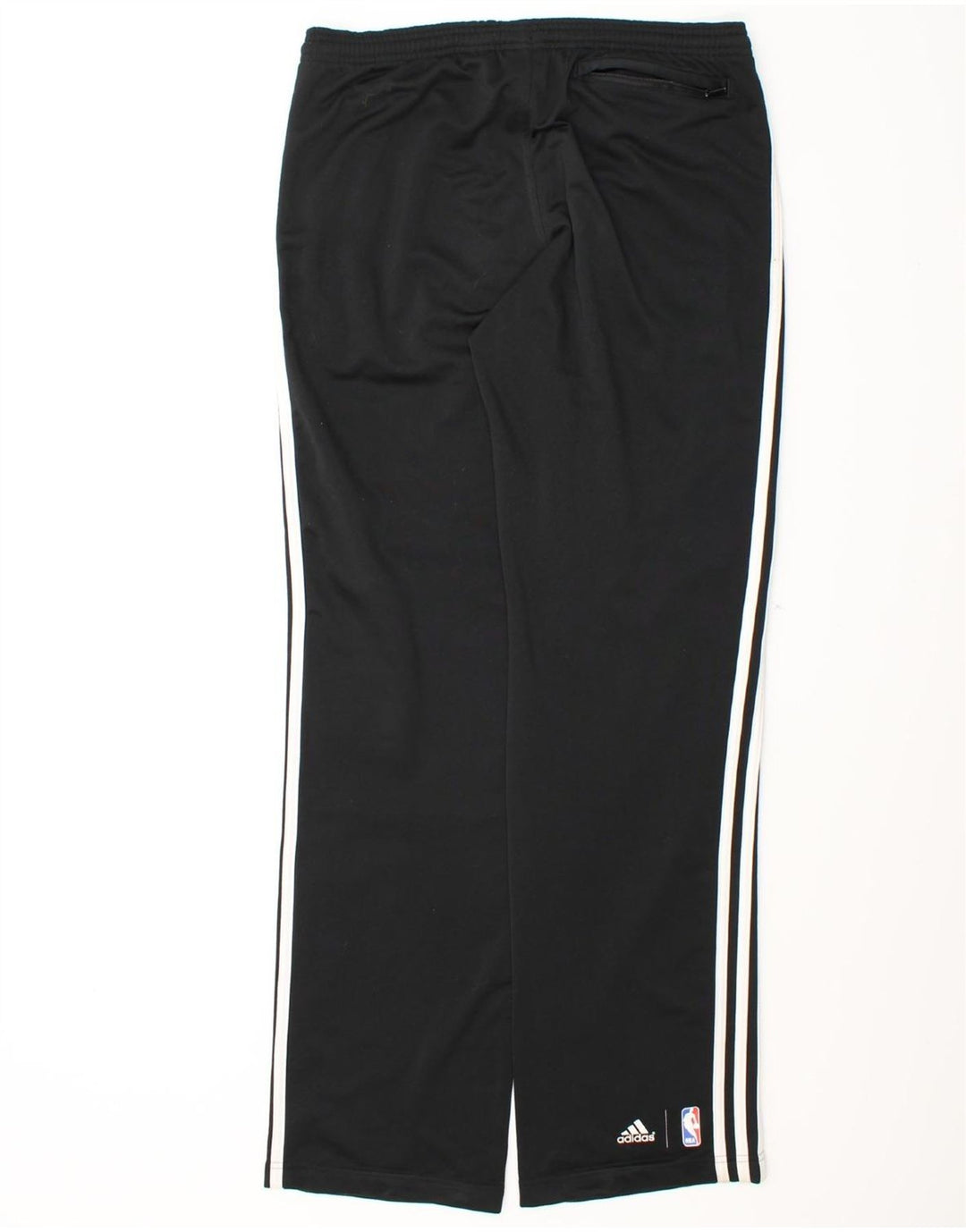 ADIDAS Boys NBA Graphic Tracksuit Trousers 15-16 Years  Black Polyester Vintage Adidas and Second-Hand Adidas from Messina Hembry 
