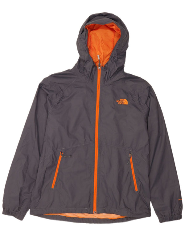 The North Face Chaqueta impermeable con capucha para hombre UK 40 Large Nylon gris