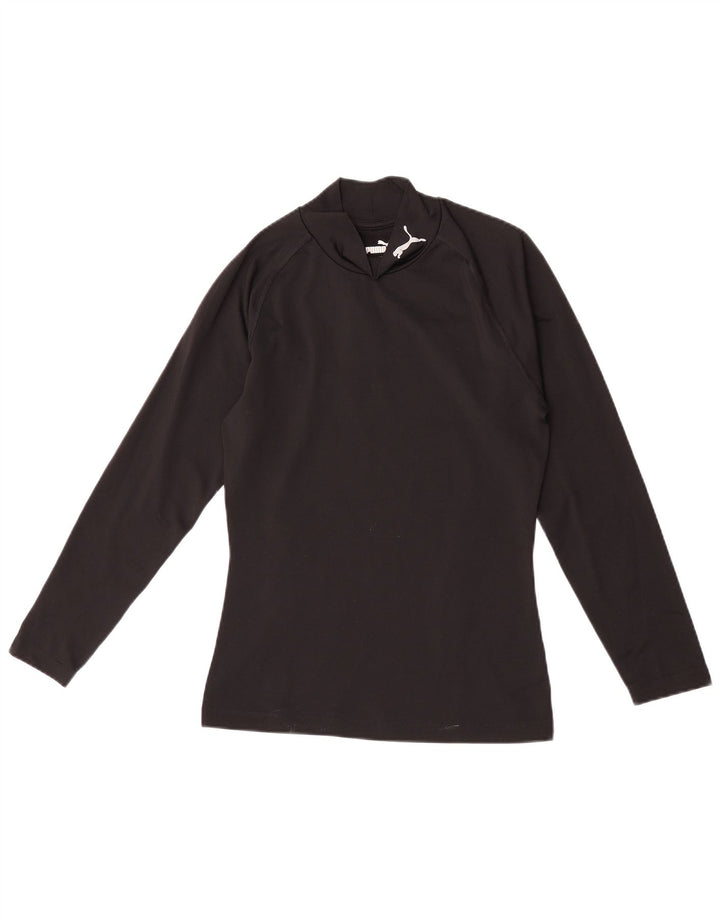 Camiseta Puma Manga Larga Hombre Negro Mediano