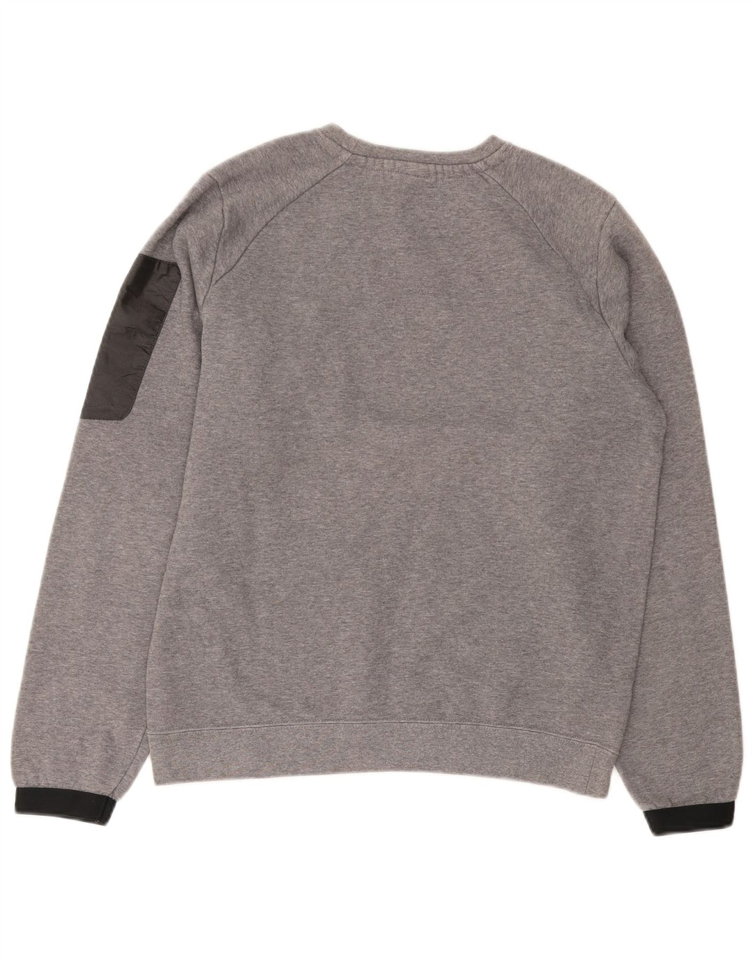 NIKE Hombre Sudadera con gráfico Jumper Small Gris Colorblock Algodón