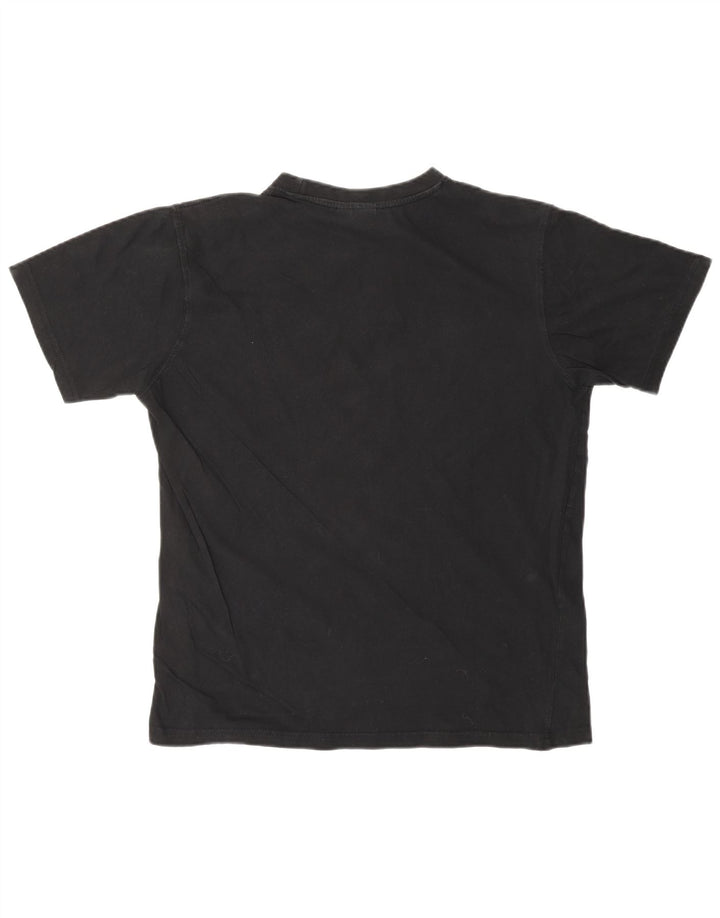 SERGIO TACCHINI Camiseta para mujer Top UK 40 Mediano Algodón negro