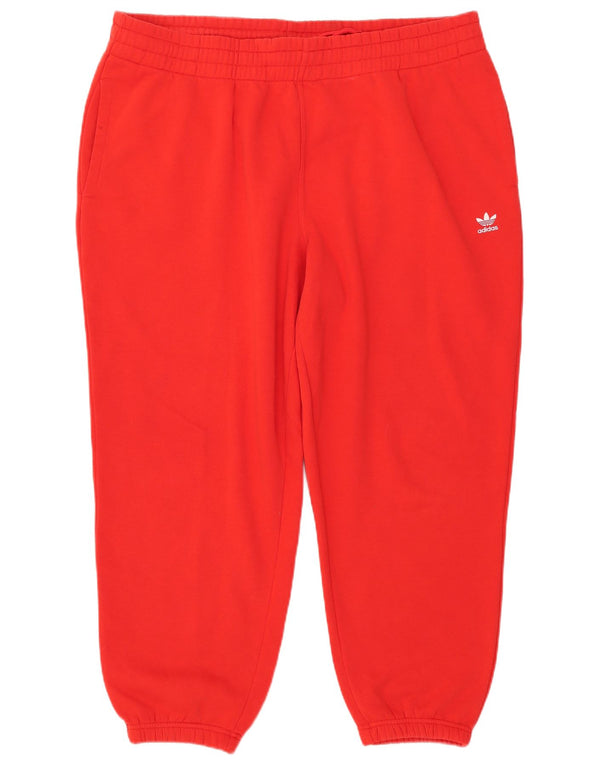 Adidas - Pantalones de chándal para mujer, talla 24/26, 2XL, algodón rojo