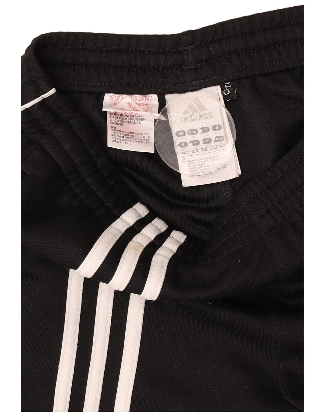 Adidas Pantalones de chándal Climalite para niños 11-12 años Negro Poliéster