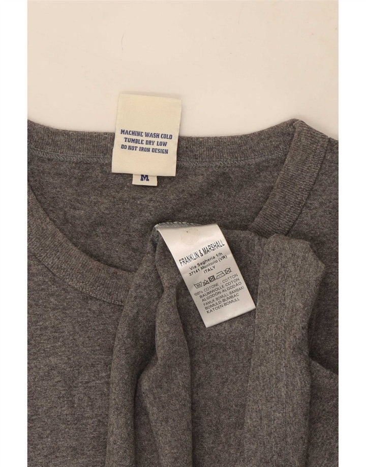 Franklin & Marshall - Camiseta para hombre, color gris medio, algodón