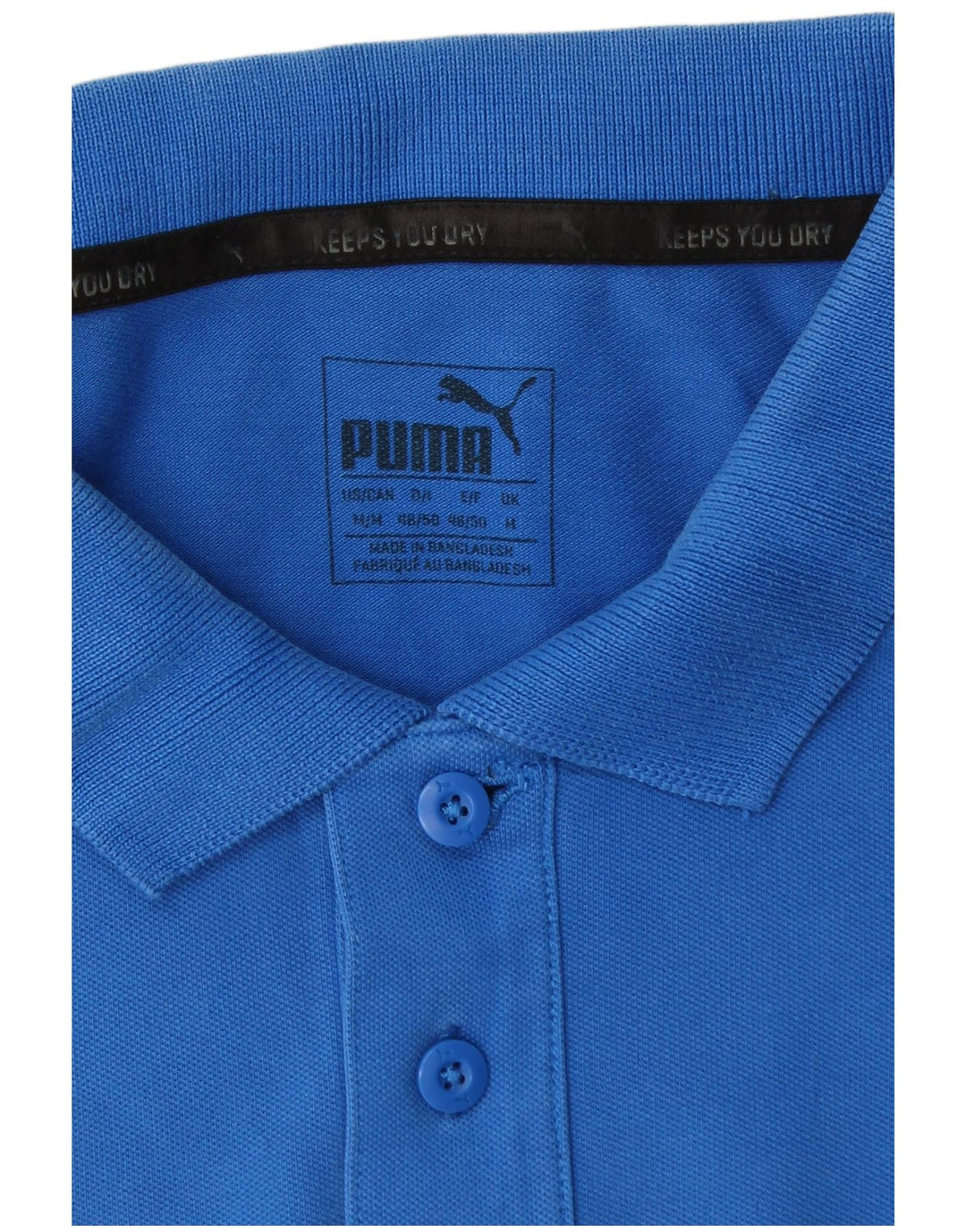Polo Puma Hombre Azul Medio