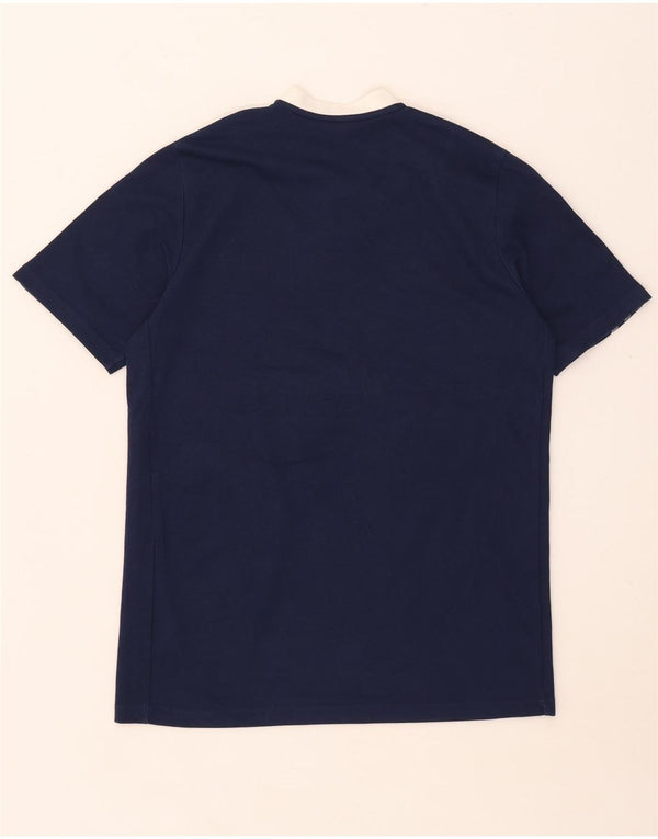 Adidas Hombre Aeroready Camiseta Top Pequeño Algodón Azul