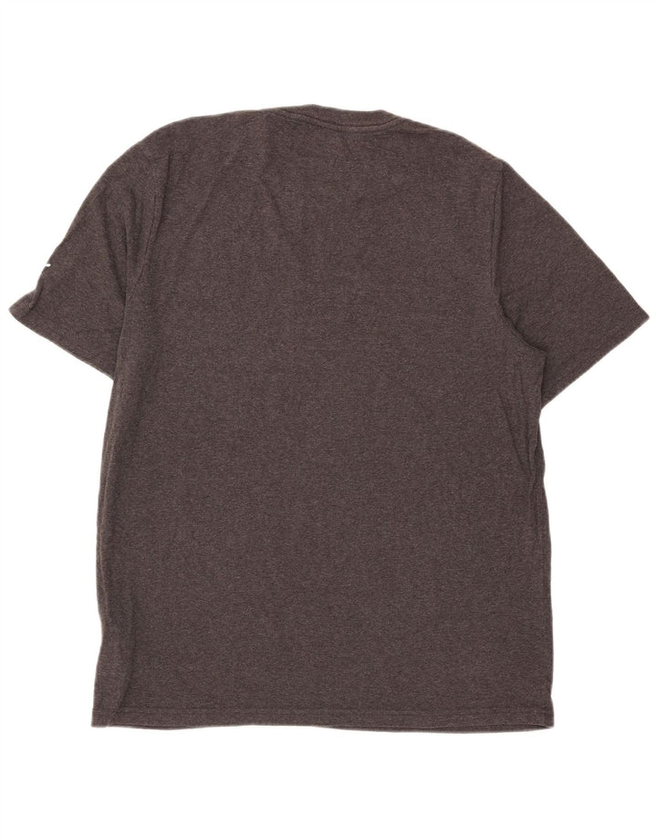Puma - Camiseta gráfica para hombre, talla grande, algodón gris