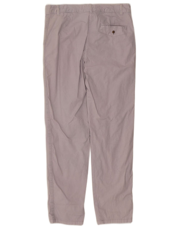 Marks & Spencer Pantalones chinos de cintura alta para mujer UK 12 Medium W30 L30 Púrpura
