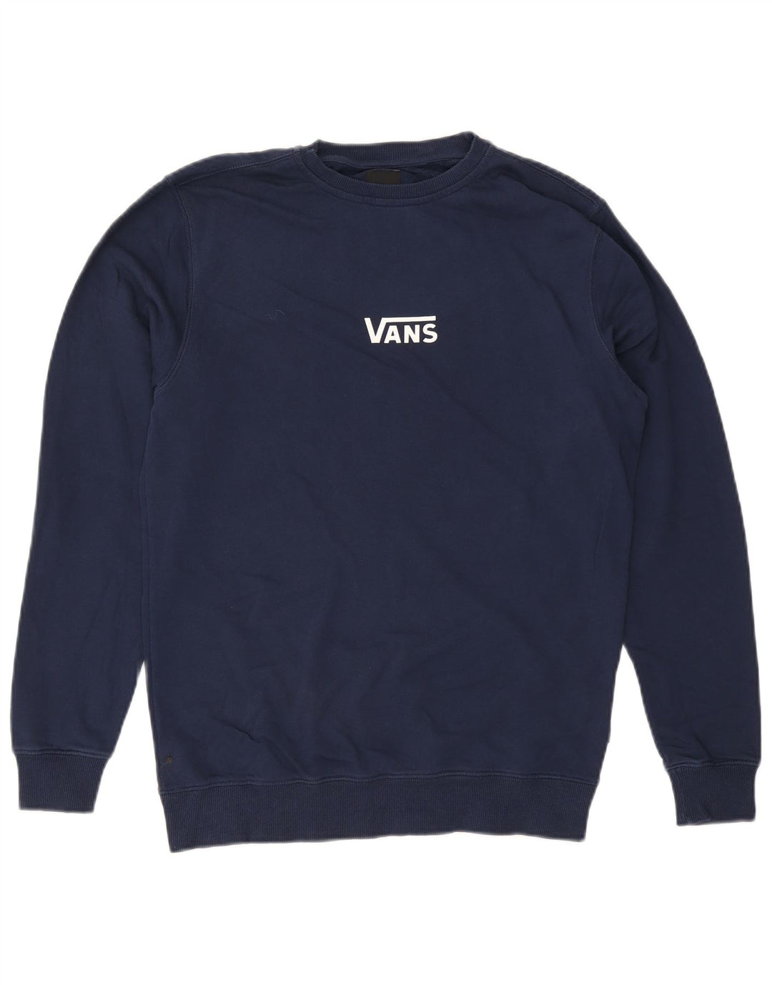 Vans Hombre Sudadera Jumper Small Azul Marino Algodón