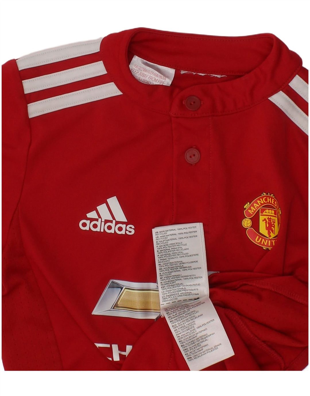 Adidas Camiseta para niño Manchester United Graphic Top 3-4 años Rojo Poliéster