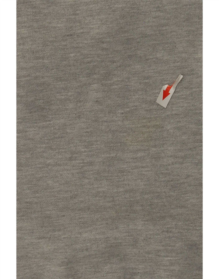 Canterbury Hombre Sudadera Jumper Grande Gris Algodón