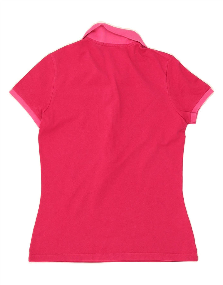 LACOSTE Womens Polo Shirt Size 34 Small Pink Cotton Vintage Lacoste and Second-Hand Lacoste from Messina Hembry 