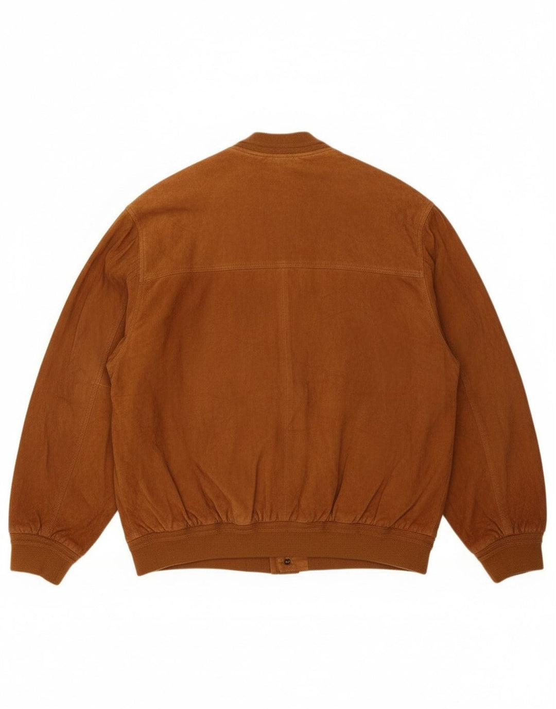 Jolly Chaqueta Bomber de Ante para Hombre IT 58 4XL Cuero Marrón