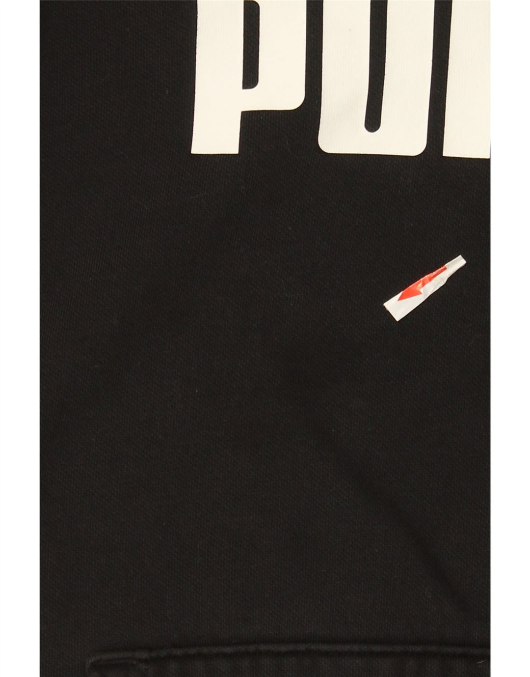 Puma Hombre Sudadera Con Capucha Gráfica Jersey De Algodón Negro Mediano