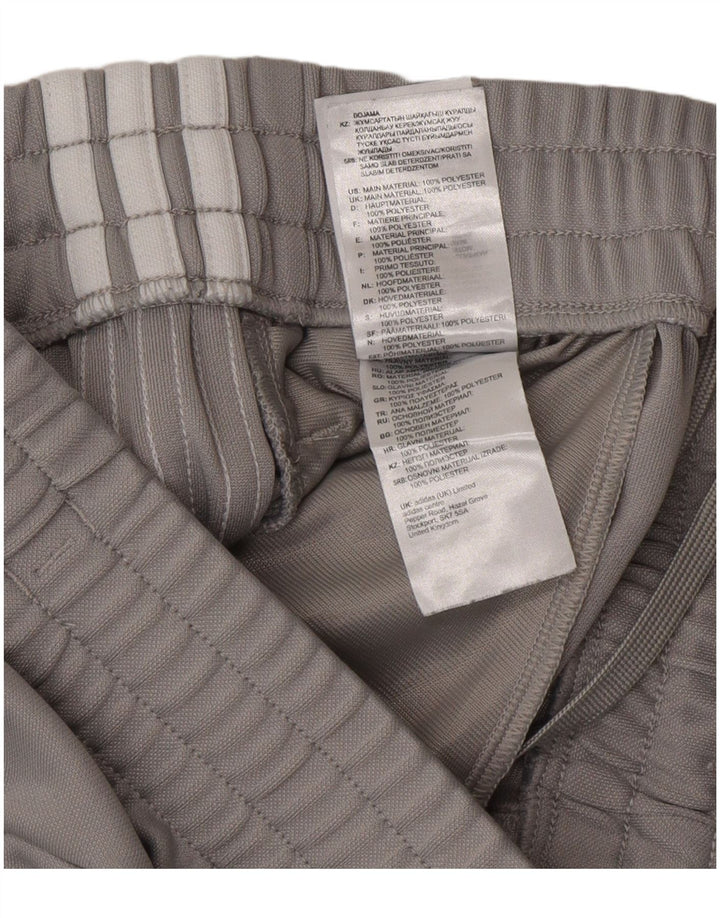 Adidas Pantalones de chándal para mujer UK 8/10 Small Gris Poliéster