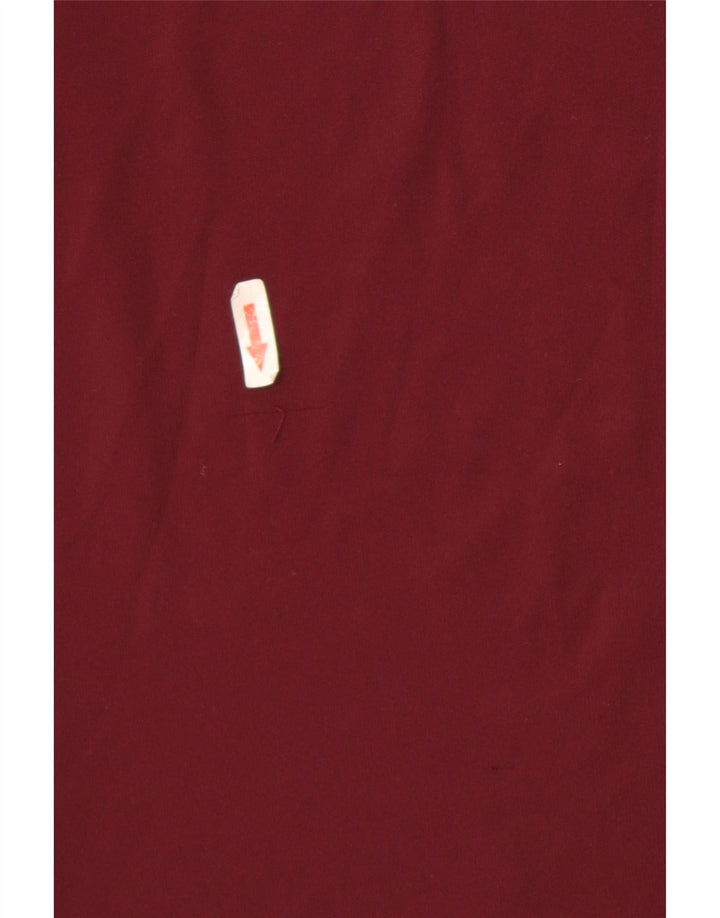 Adidas Mens Climalite Camiseta Top Medio Granate Poliéster