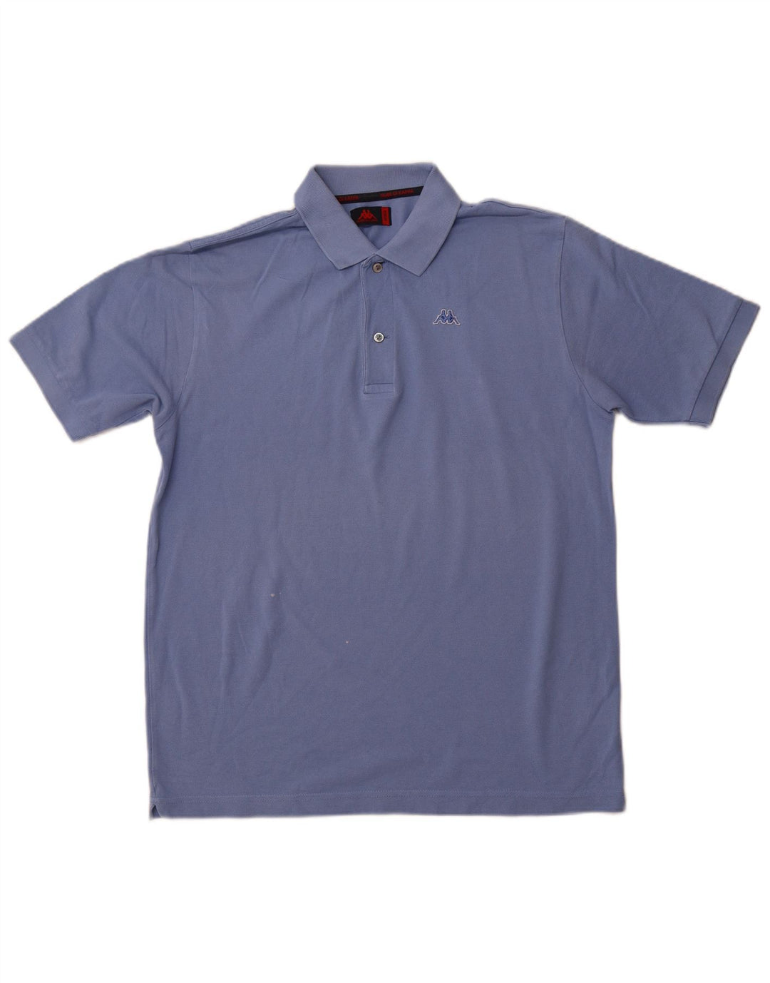 KAPPA Polo Hombre Algodón Azul Medio