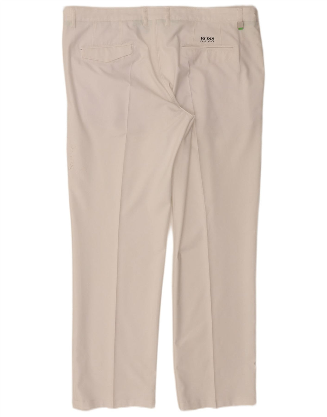 Hugo Boss Pantalón chino slim fit para hombre IT 56 3XL W40 L30 Poliéster blanco