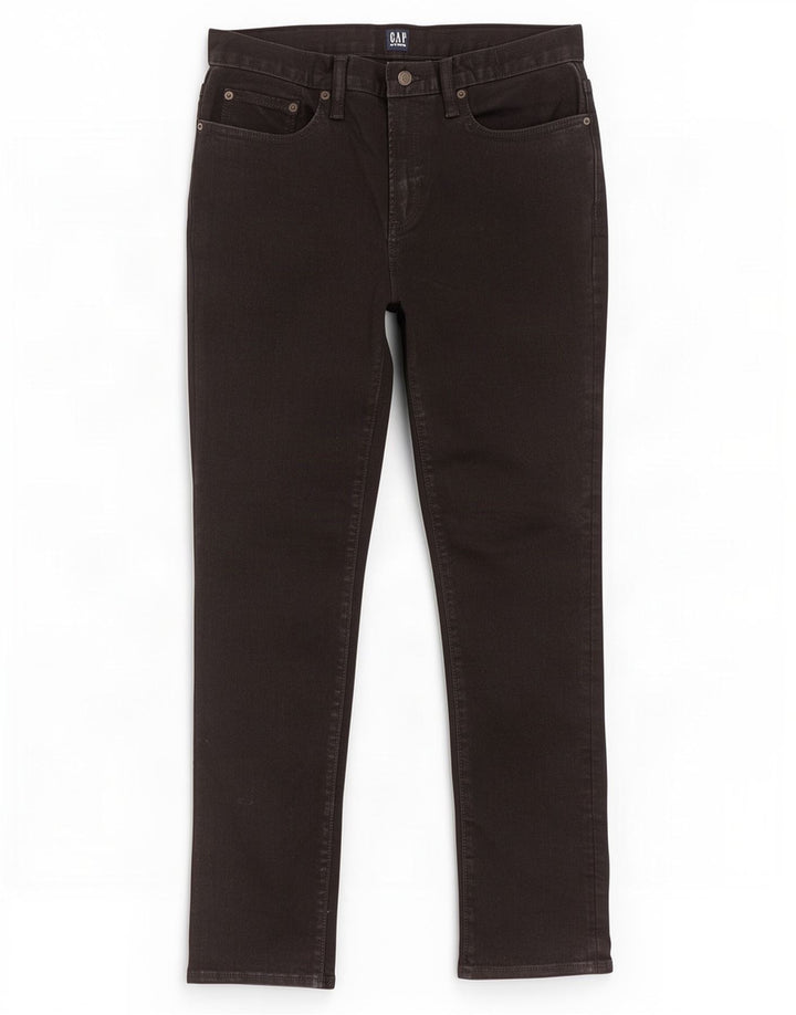 Vaqueros ajustados para hombre Gap W30 L30 Algodón negro