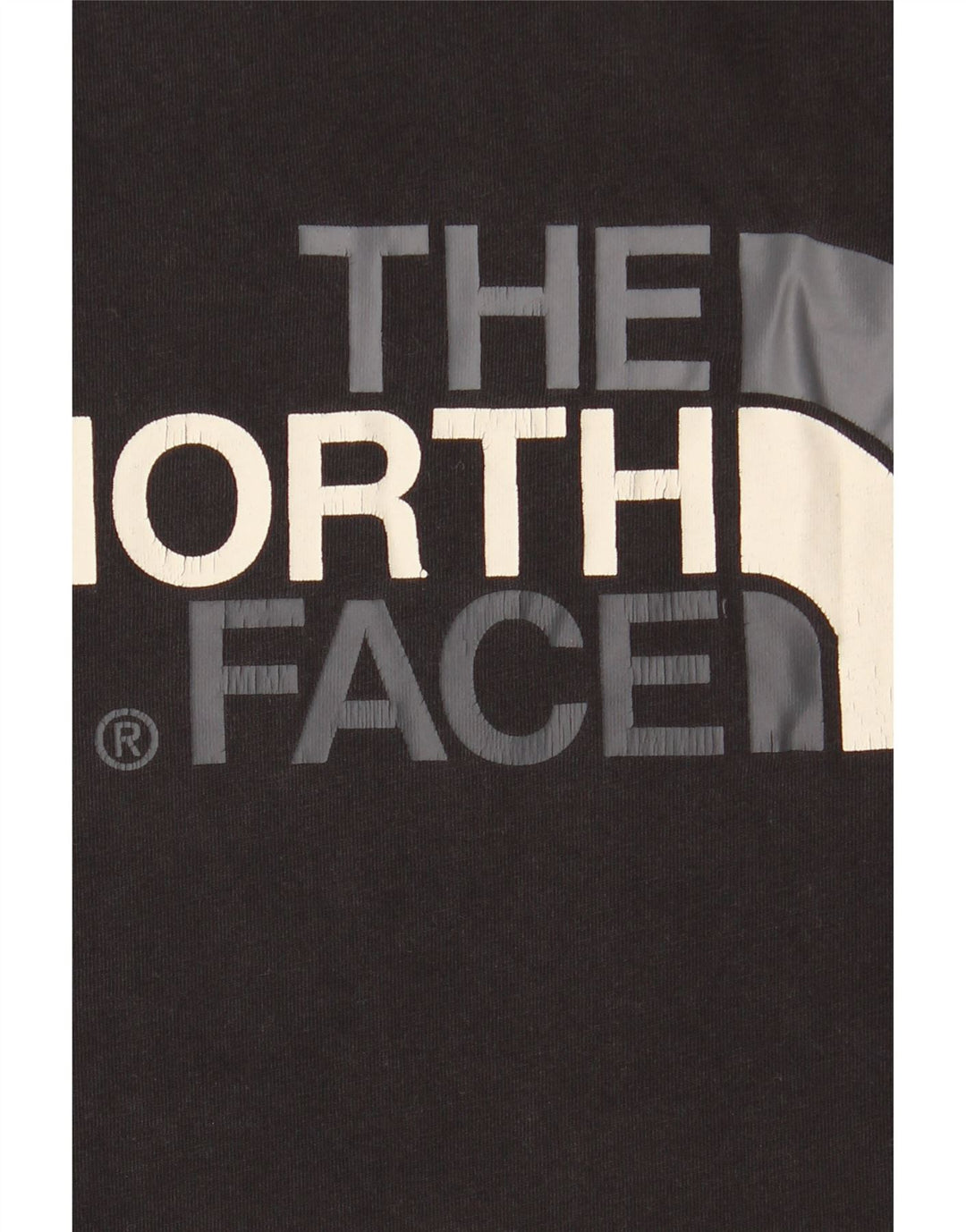 THE NORTH FACE Camiseta gráfica para hombre Top grande de algodón negro