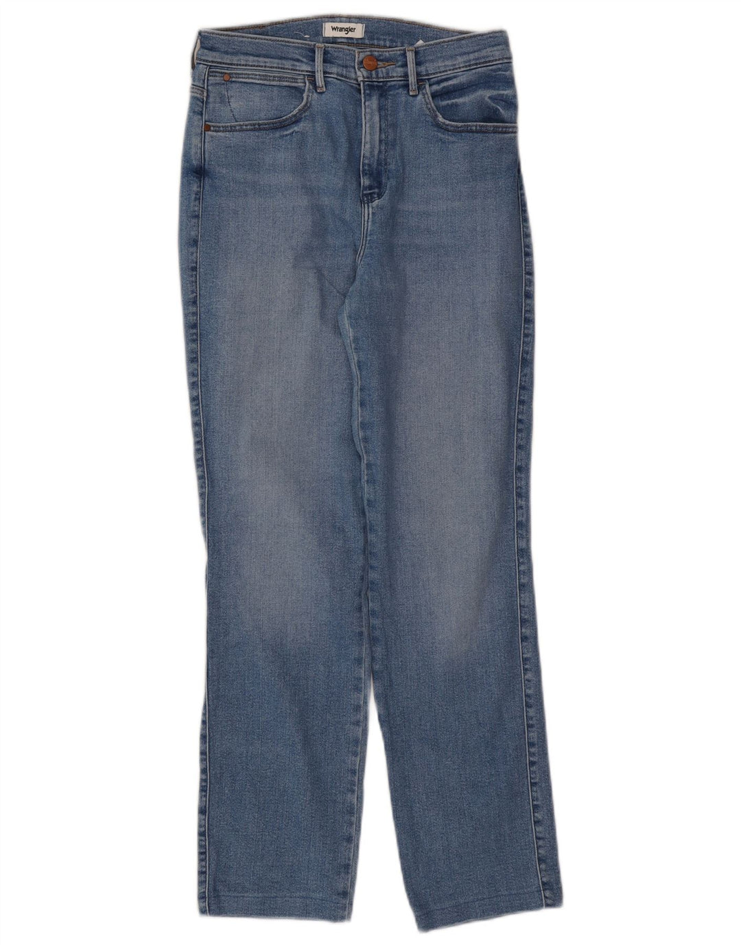 Vaqueros Wrangler Mujer Rectos W28 L28 Algodón Azul