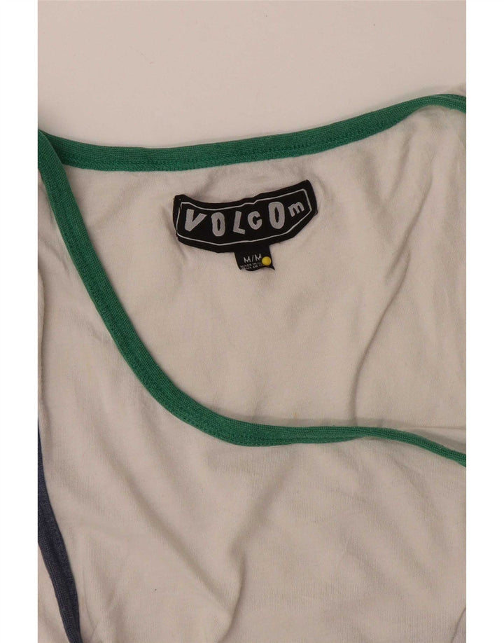 Volcom Camiseta sin mangas para hombre, tamaño mediano, multicolor, color block