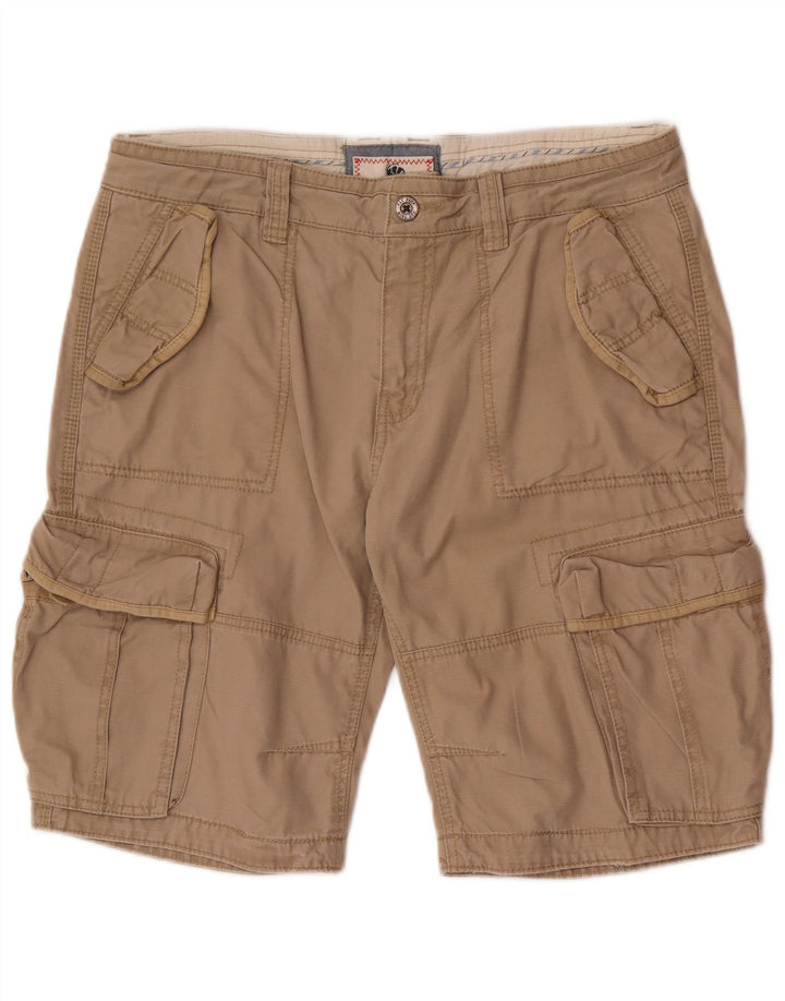 Pantalones cortos cargo para hombre Fat Face W36 Algodón beige grande