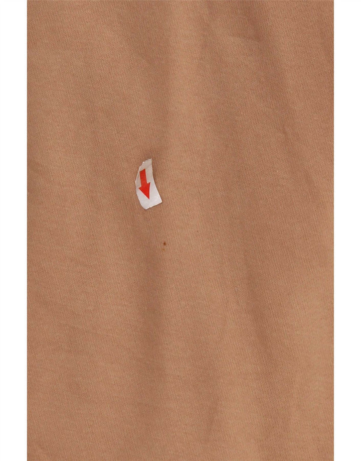 Nike Hombre Zip Neck Sudadera Jumper XL Marrón Algodón