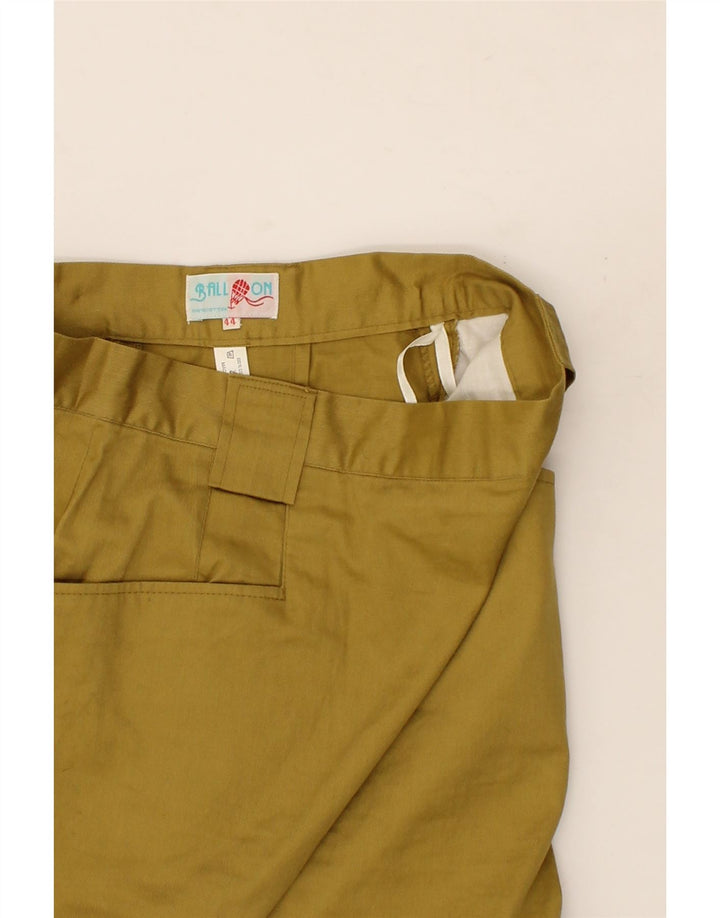 BALLOON Womens Pencil Skirt IT 44 Medium W28  Khaki Cotton Vintage Balloon and Second-Hand Balloon from Messina Hembry 