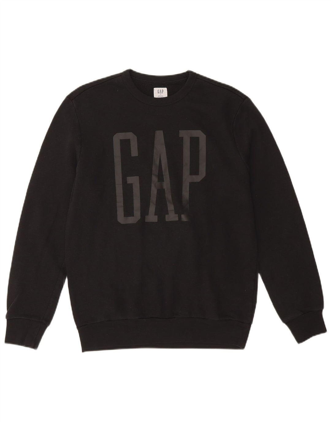 GAP Sudadera Gráfica para Hombre Jersey Pequeño De Algodón Negro