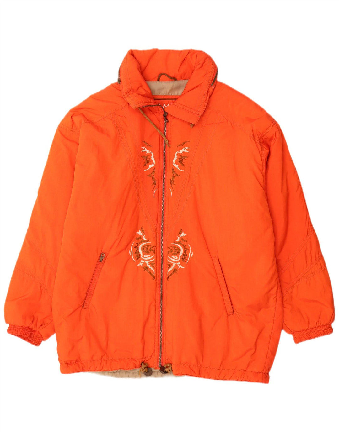 H.MOSER Chaqueta cortavientos para hombre UK 44 2XL Naranja Poliamida
