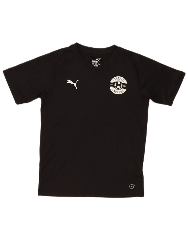 Puma Camiseta gráfica para niño Top 11-12 años Negro Poliéster