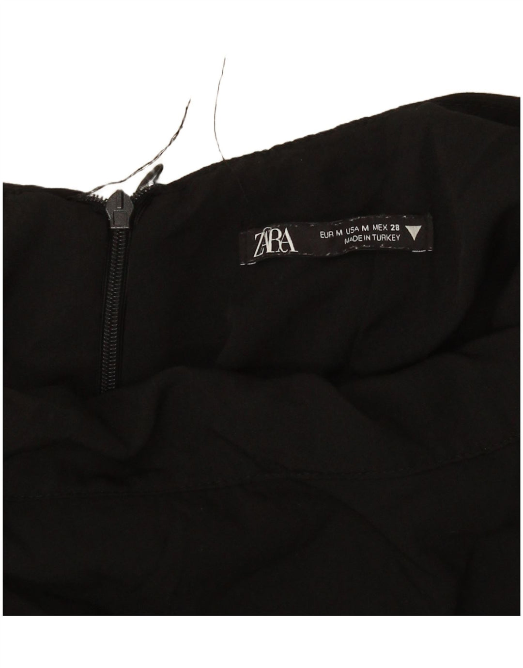 Zara Mujer Mini Vestido Con Hombros Descubiertos Reino Unido 44 Mediano Negro