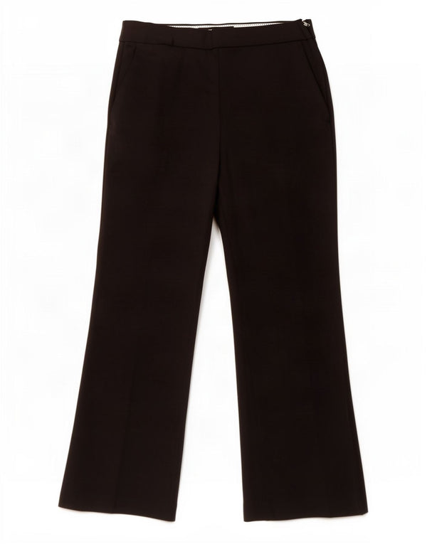 Zara Mujer Pantalones Casuales Bootcut EU 36 XS W26 L25 Algodón Negro