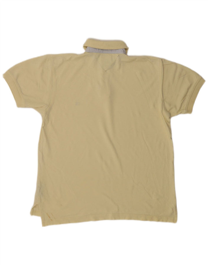 Polo Tommy Hilfiger Hombre Pequeño Algodón Amarillo