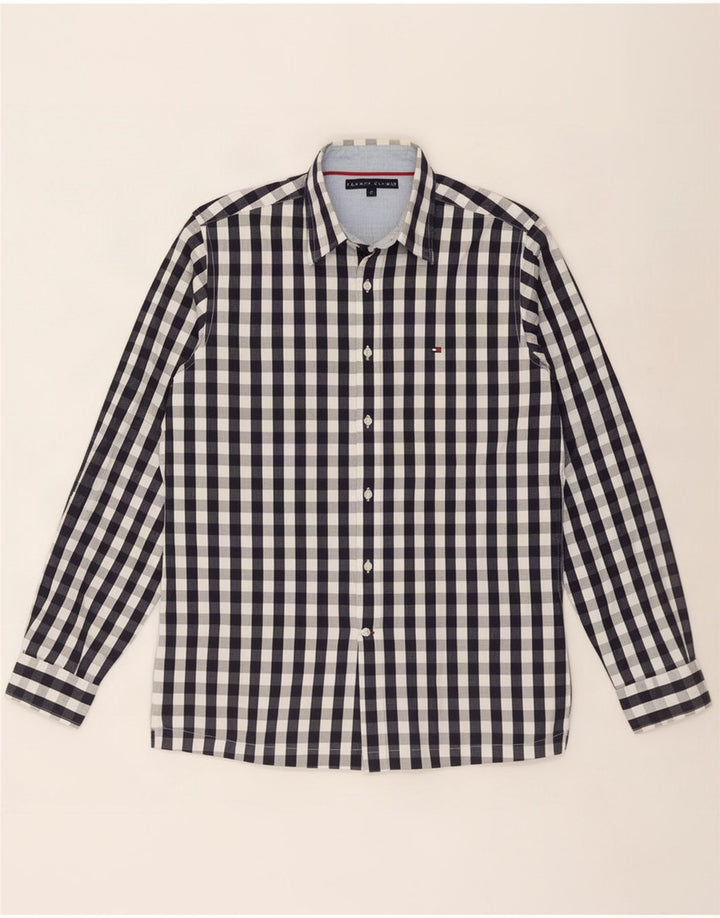 Camisa Tommy Hilfiger Hombre Medium Navy Blue Gingham