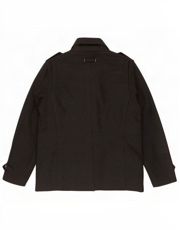 Via Cortesa Chaqueta utilitaria para hombre ES 42 XL Lana gris