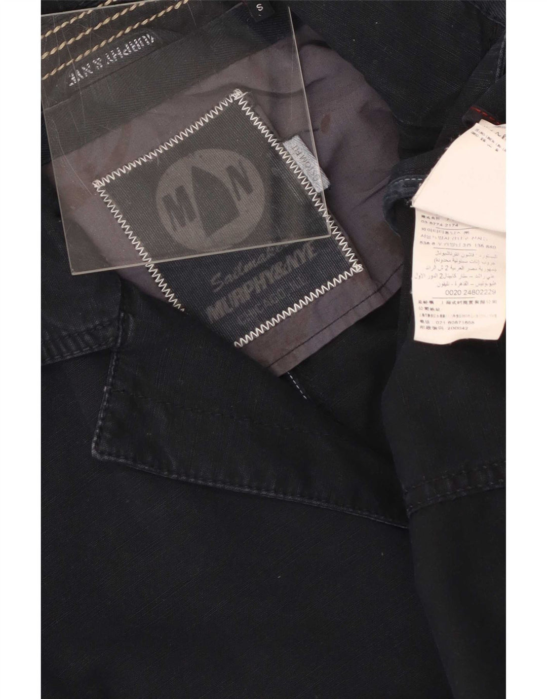 Murphy & Nye Chaqueta tipo blazer de 3 botones para hombre UK 36 Small Azul marino Algodón