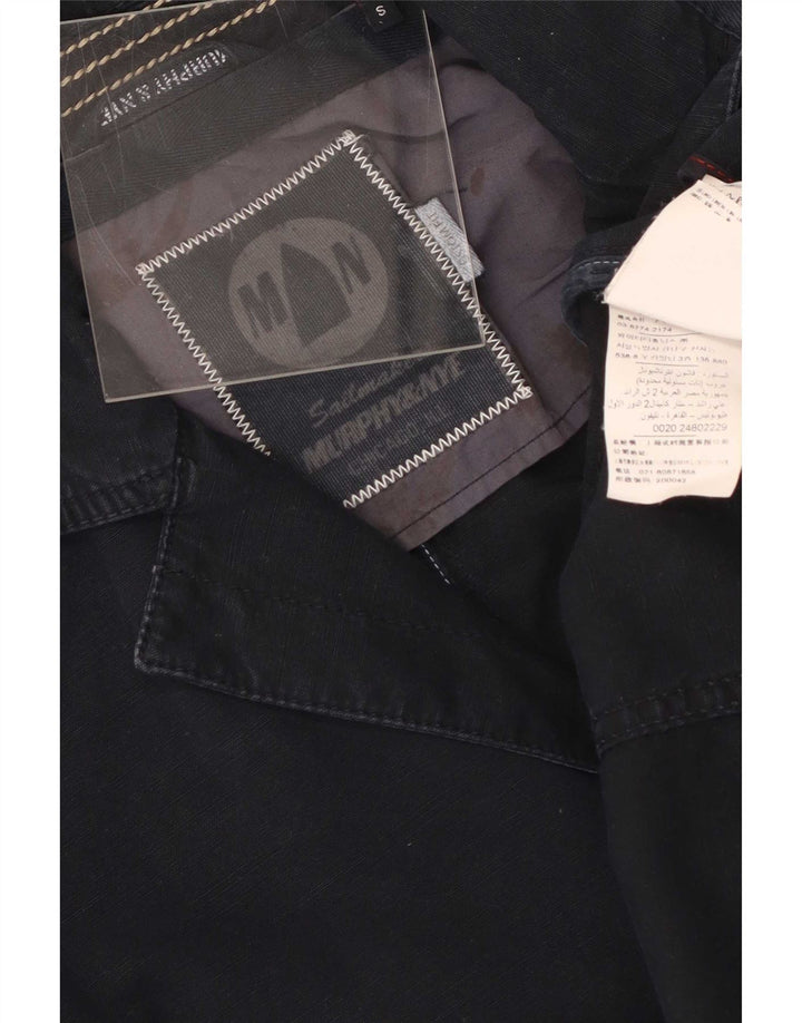 Murphy & Nye Chaqueta tipo blazer de 3 botones para hombre UK 36 Small Azul marino Algodón