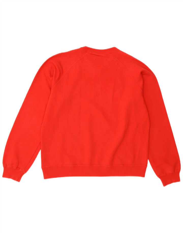 Champion Sudadera Gráfica para Mujer Jumper UK 14 Mediano Rojo Algodón