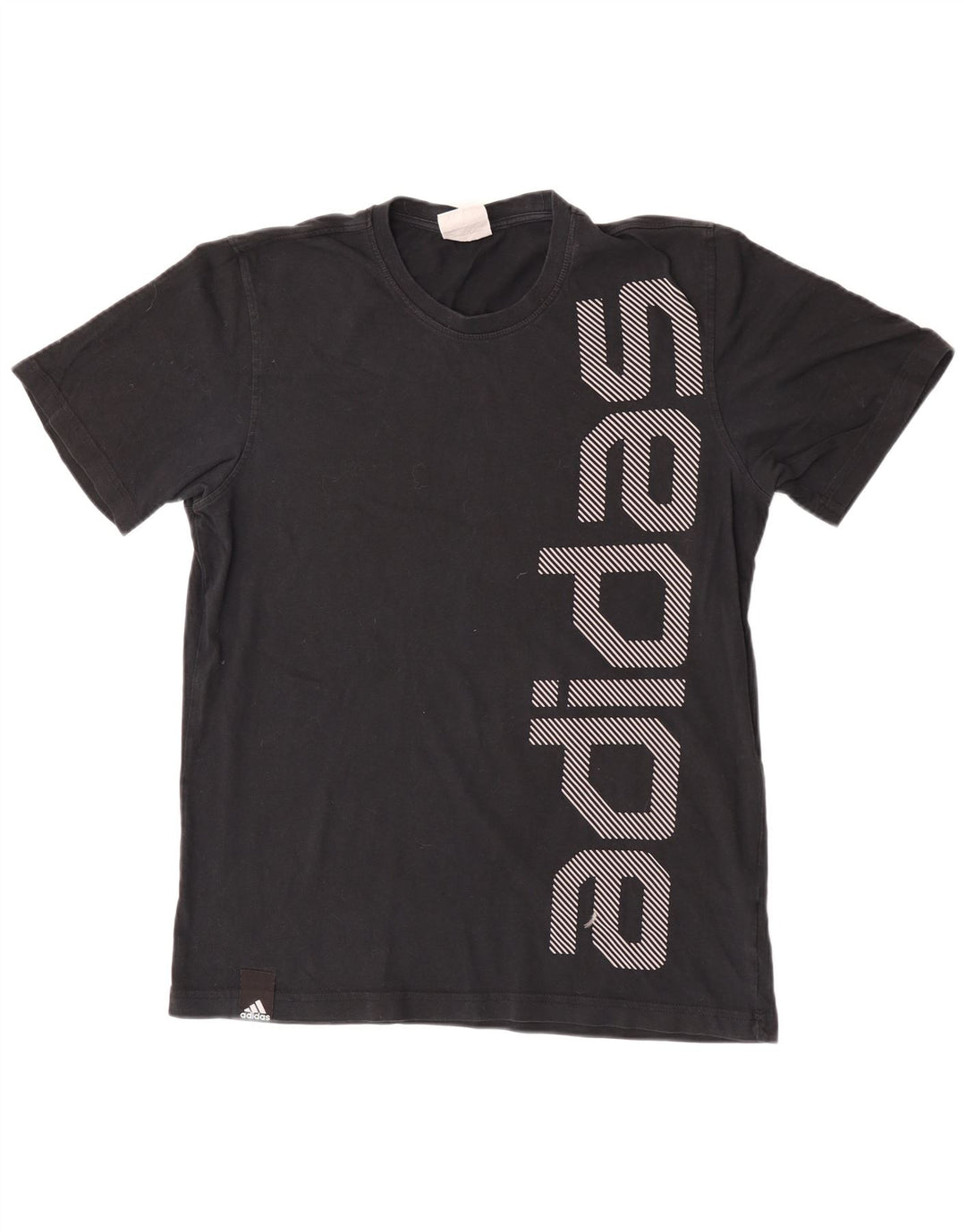 Adidas - Camiseta gráfica para hombre, talla mediana, algodón negro