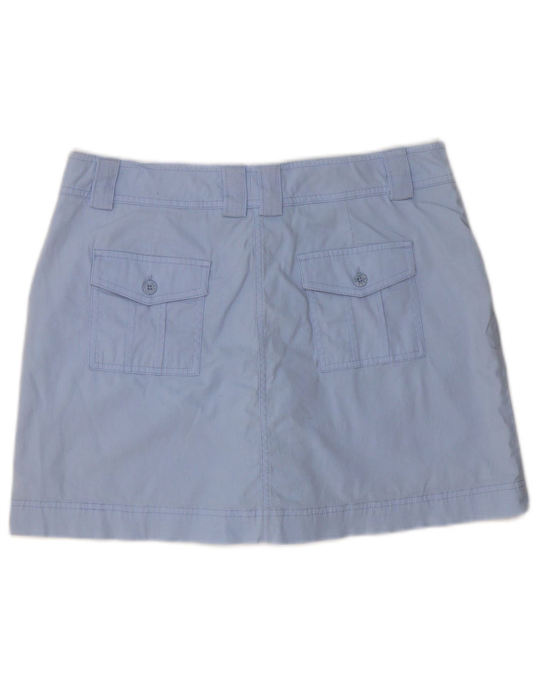 DOCKERS Minifalda para mujer US 6 Mediana W34 Algodón azul